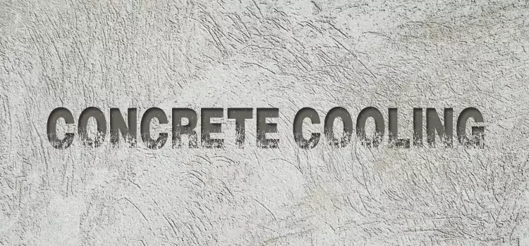 Concrete Cooling with Liquid Nitrogen